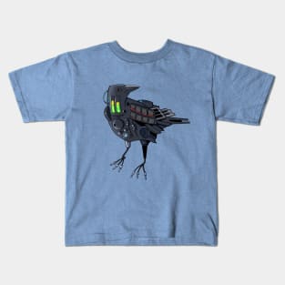 Earsiq Crow Fader(Plugged in Variant) Kids T-Shirt